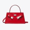 Mini Lee Radziwill Croc-Embossed Top-Handle Bag Mini Lee Radziwill Croc-Embossed Top-Handle Bag