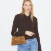 Mini Lee Radziwill Suede Fringe Top-Handle Bag