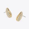 Mini Pierced Pavé Earrings