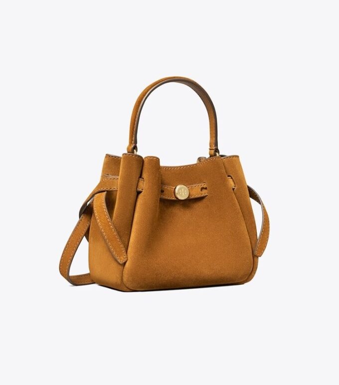 Mini Romy Suede Bucket Bag