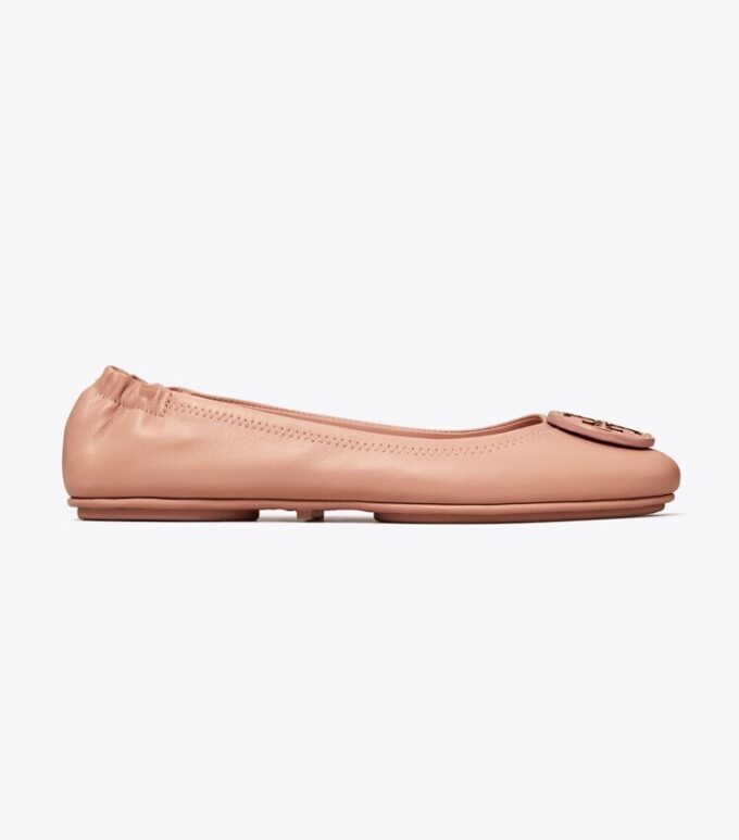 Minnie Travel Ballet With Leather Logo Minnie Travel Ballet With Leather Logo