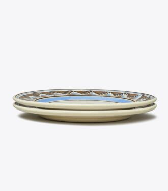 Mochaware Dinner Plate, Set Of 2