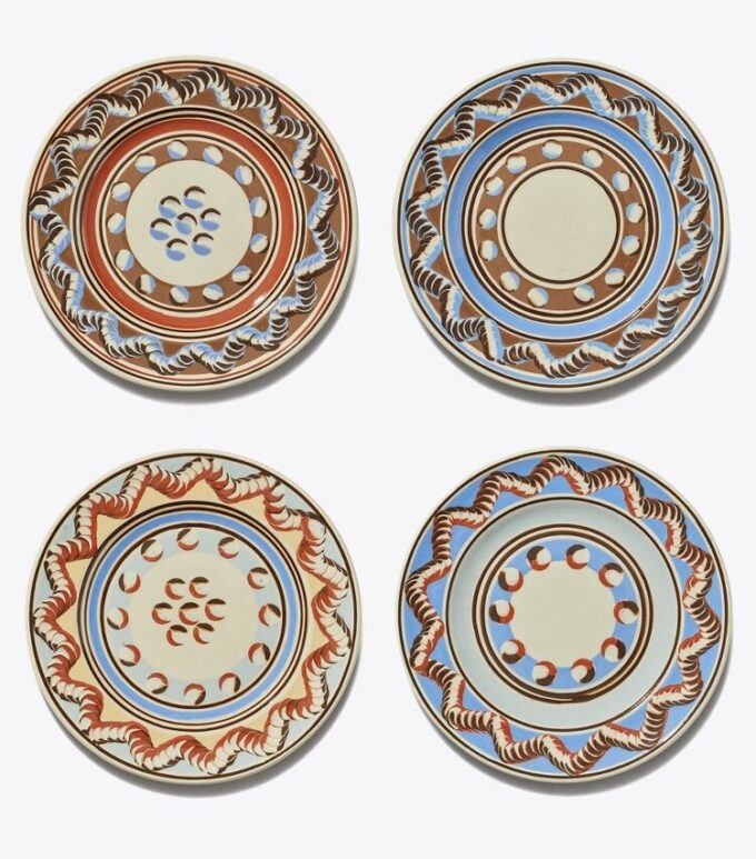 Mochaware Salad Plate, Set Of 4 Mochaware Salad Plate, Set Of 4