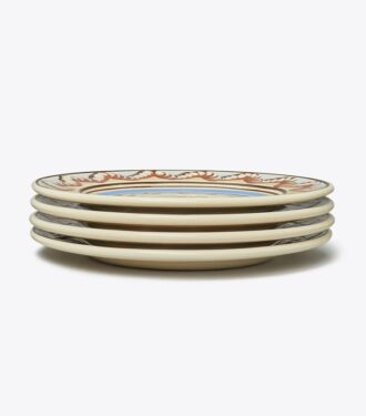 Mochaware Salad Plate, Set Of 4