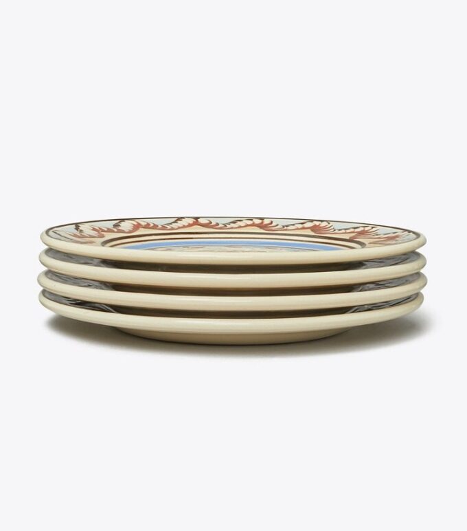 Mochaware Salad Plate, Set Of 4 Mochaware Salad Plate, Set Of 4