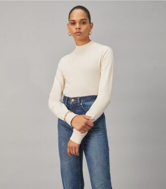 Mock-Neck Pullover