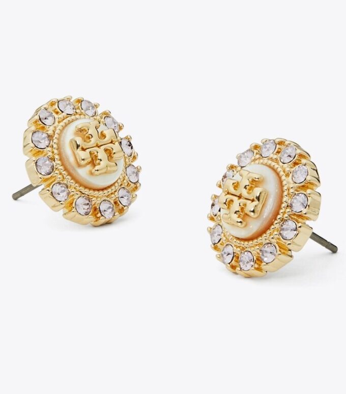 Moondance Crystal Stud Earrings