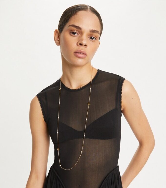 Moondance Long Pearl Necklace