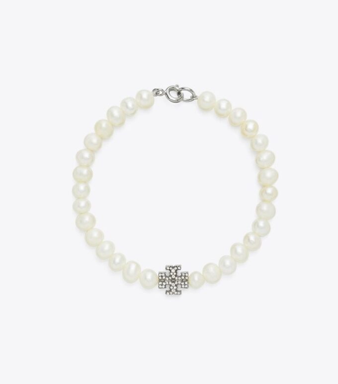 Moondance Pearl And Pavé Bracelet