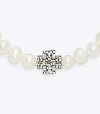 Moondance Pearl And Pavé Bracelet