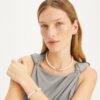 Moondance Pearl And Pavé Necklace