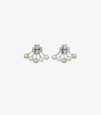 Moondance Pearl Front-Back Earrings