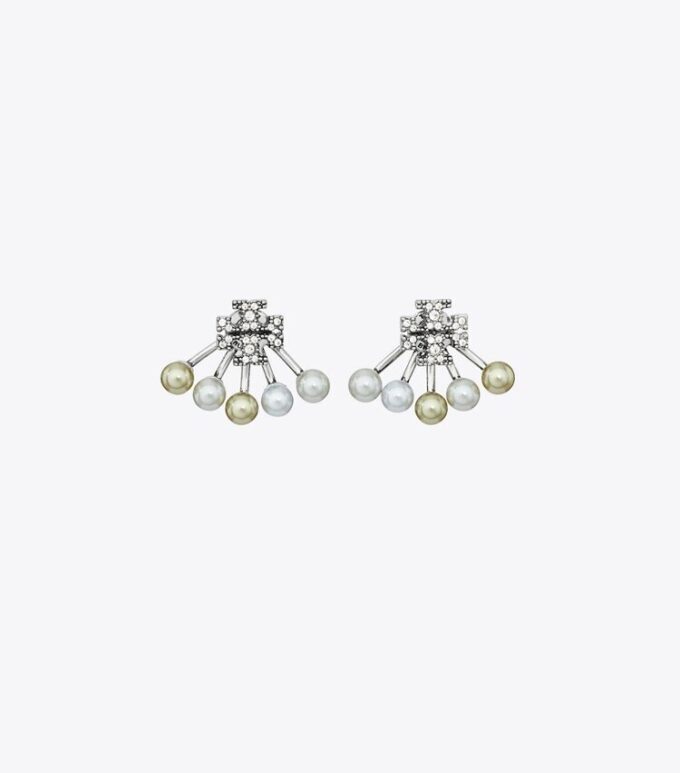 Moondance Pearl Front-Back Earrings