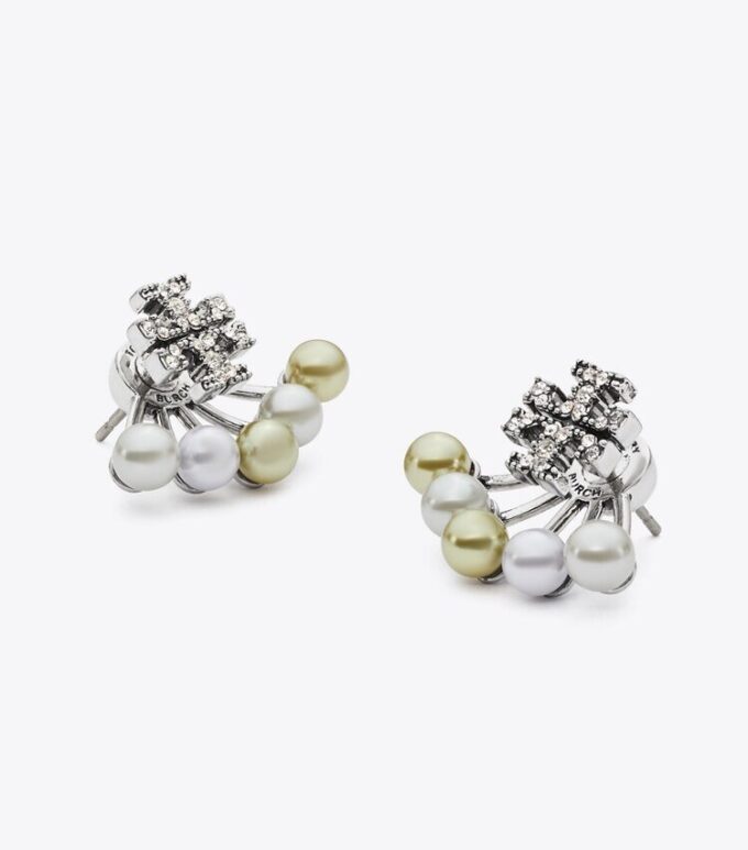 Moondance Pearl Front-Back Earrings