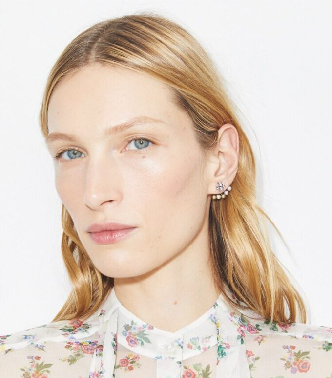 Moondance Pearl Front-Back Earrings