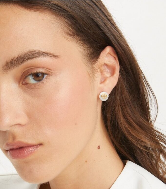 Moondance Pearl Stud Earrings