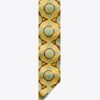 Mosaic Monogram Double-Sided Silk Ribbon Tie Mosaic Monogram Double-Sided Silk Ribbon Tie
