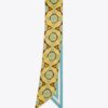Mosaic Monogram Double-Sided Silk Ribbon Tie Mosaic Monogram Double-Sided Silk Ribbon Tie