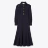 Multi-Button Crepe Shirtdress Multi-Button Crepe Shirtdress