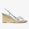 Multi-Strap Espadrille Wedge
