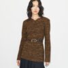 Nylon And Viscose Marled Sweater Nylon And Viscose Marled Sweater