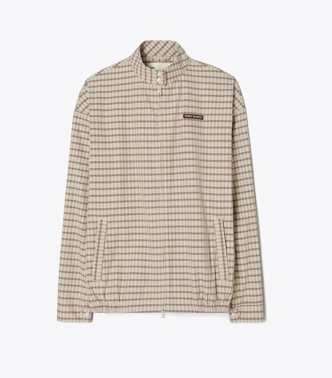 Nylon Plaid Golf Jacket Nylon Plaid Golf Jacket