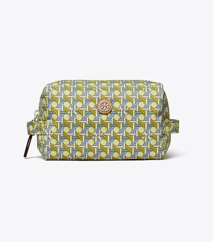 Nylon Printed Large Cosmetic Case