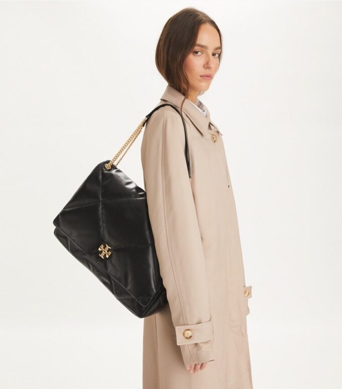Oversized Kira Diamond Quilt Shoulder Bag Oversized Kira Diamond Quilt Shoulder Bag