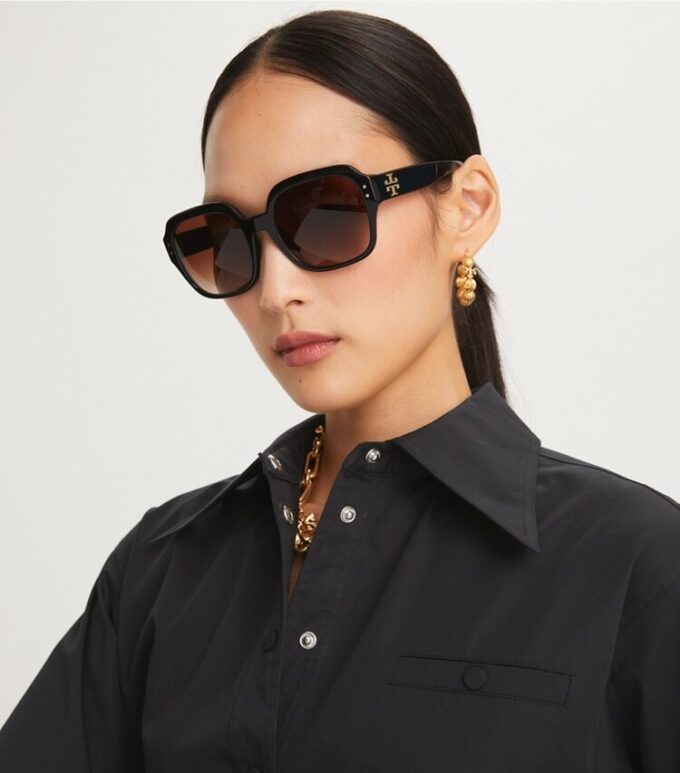 Oversized Square Logo Sunglasses Oversized Square Logo Sunglasses