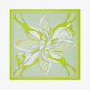 Oversized Twisty Floral Silk Square Scarf