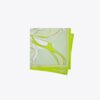 Oversized Twisty Floral Silk Square Scarf
