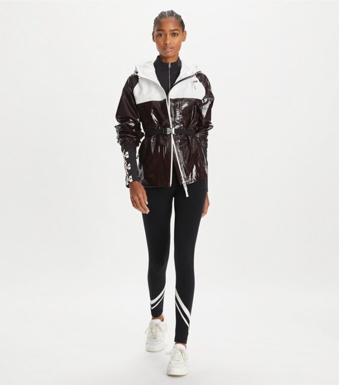 Patent Coated Cotton Anorak