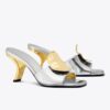 Patos Mismatched Heeled Mule
