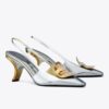 Patos Mismatched Slingback Heel Patos Mismatched Slingback Heel