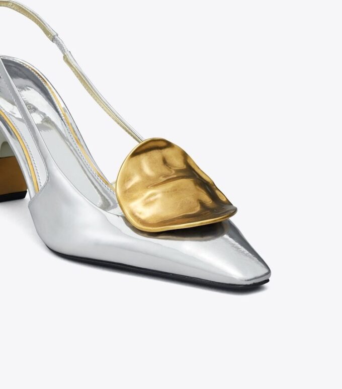 Patos Mismatched Slingback Heel Patos Mismatched Slingback Heel