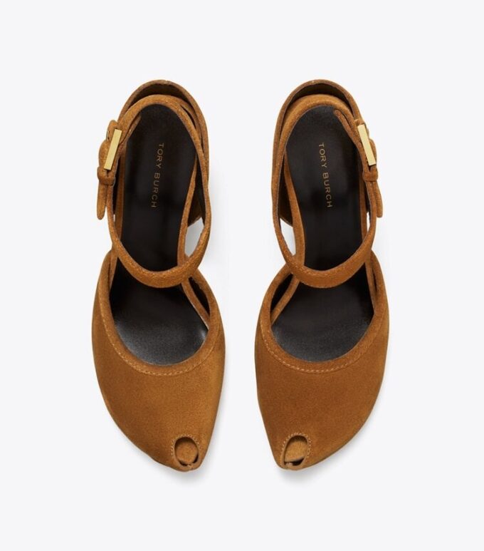 Peep-Toe Platform Sandal Peep-Toe Platform Sandal