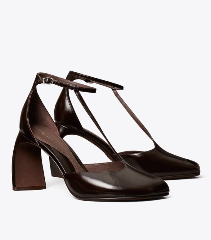 Peep-Toe T-Strap Heeled Sandal Peep-Toe T-Strap Heeled Sandal