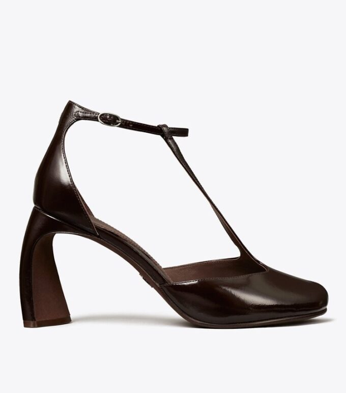 Peep-Toe T-Strap Heeled Sandal Peep-Toe T-Strap Heeled Sandal
