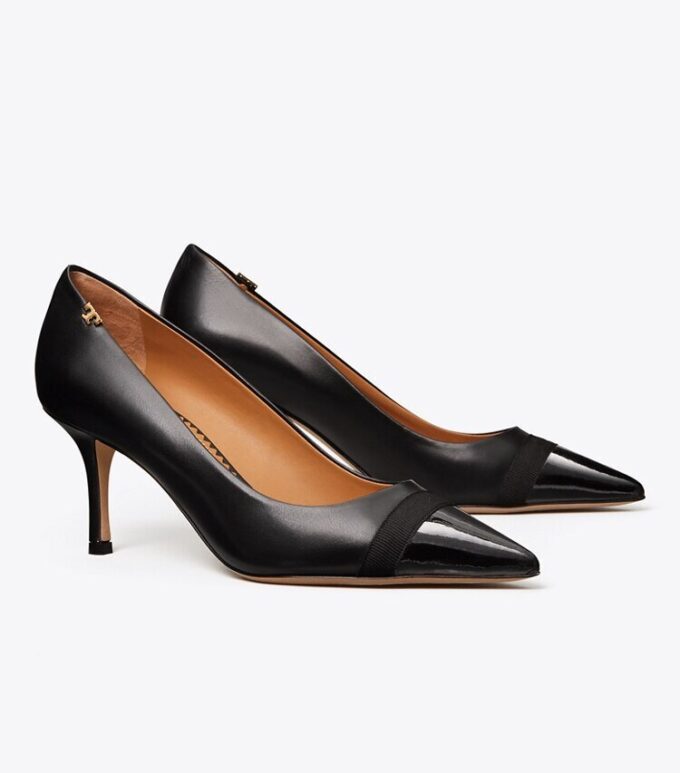 Penelope Grosgrain Cap-Toe Pump Penelope Grosgrain Cap-Toe Pump