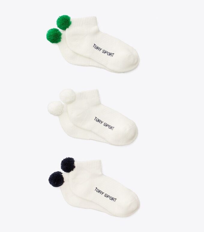 Performance Compression Pom-Pom Socks, 3-Pack Performance Compression Pom-Pom Socks, 3-Pack