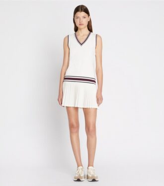Performance Jersey V-Neck Tennis Dress