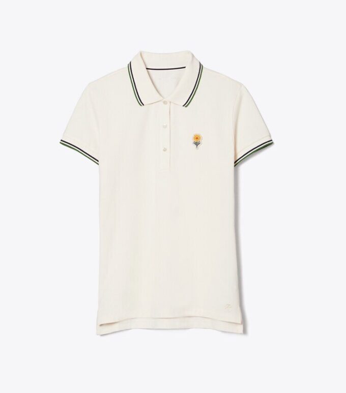 Performance Piqué Flower Polo