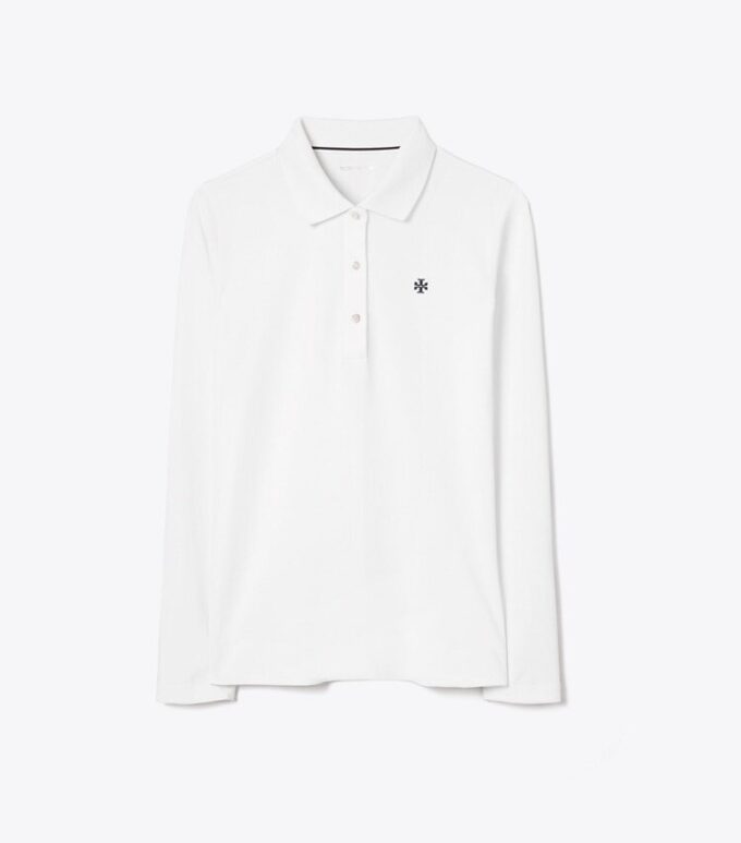 Performance Piqué Long-Sleeve Polo