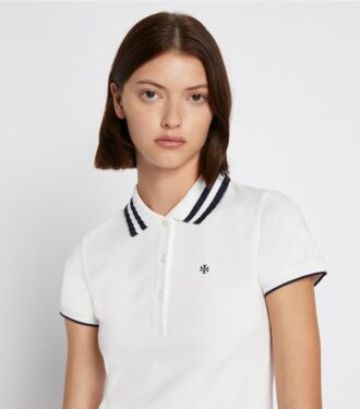 Performance Piqué Pleated Collar Polo Performance Piqué Pleated Collar Polo