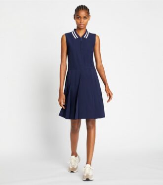 Performance Pleated Collar Golf Dress Performance Pleated Collar Golf Dress