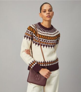 Perry Bombé Double-Zip Crossbody