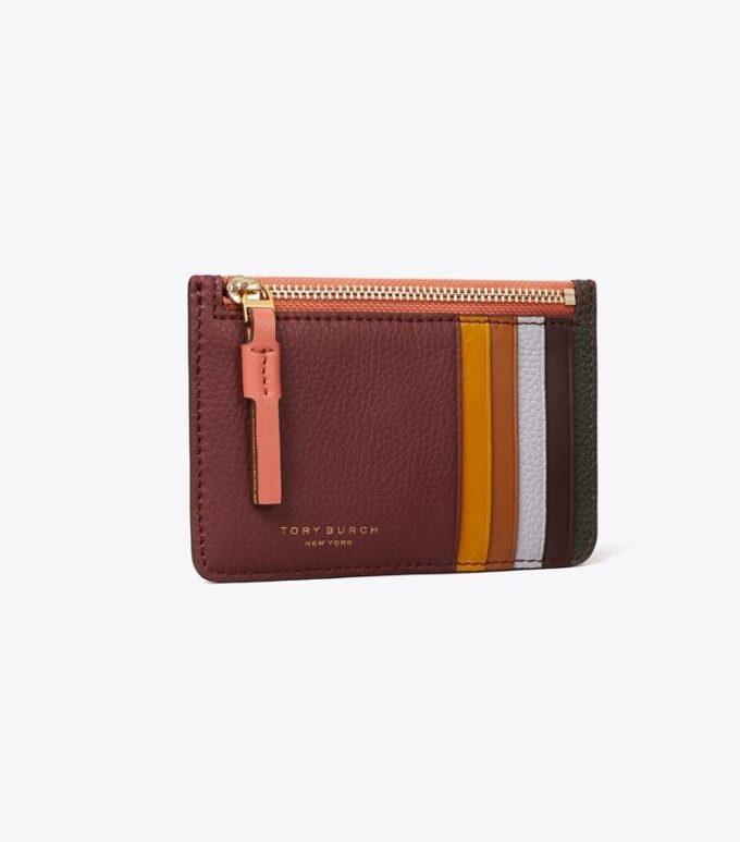 Perry Color-Block Top-Zip Card Case Perry Color-Block Top-Zip Card Case