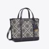 Perry T Monogram Small Triple-Compartment Tote Perry T Monogram Small Triple-Compartment Tote