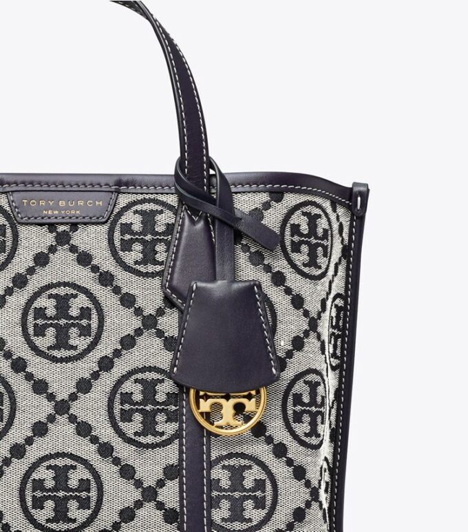 Perry T Monogram Small Triple-Compartment Tote Perry T Monogram Small Triple-Compartment Tote