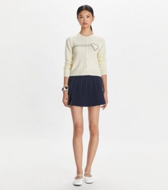 Pick Stitch Pleated Skirt Pick Stitch Pleated Skirt